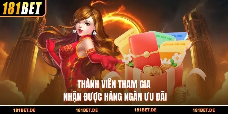 Thành viên tham gia nhận được hàng ngàn ưu đãi